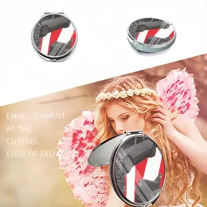 Accident Collage Portable Makeup Mirror