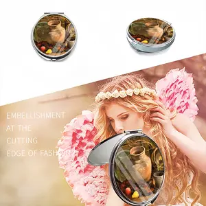 Ceramic Tableware Portable Makeup Mirror