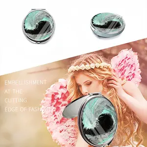 Midnight Wave Portable Makeup Mirror