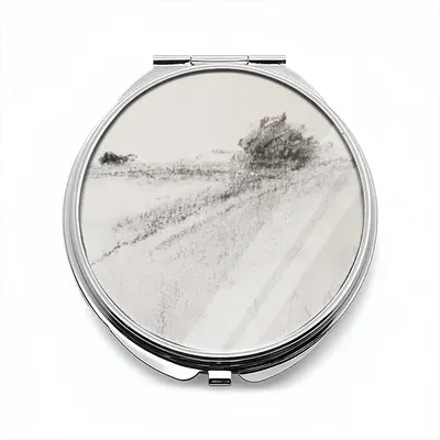 Peaceful Landscape Portable Makeup Mirror