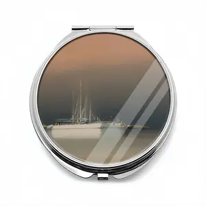 The Sailboats Portable Makeup Mirror