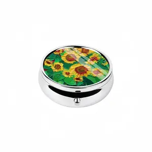 The Pleasure Of Flowers J Portable Pill Box