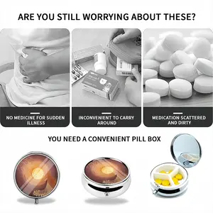 Embracing The Light F Portable Pill Box