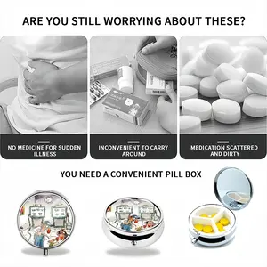 No More Coffee & Tea Bills Portable Pill Box