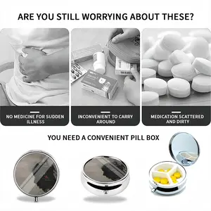 Dont Look Back Portable Pill Box