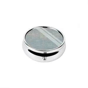 Light Blue Copper Ii Portable Pill Box