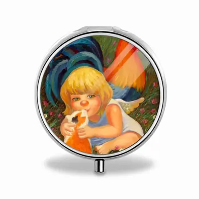 Innocent Kiss Of Angel Portable Pill Box