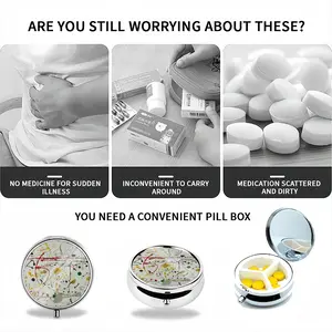 Ellipsis Portable Pill Box