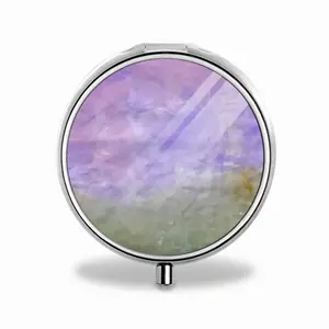 Psychedelic Landscape Portable Pill Box