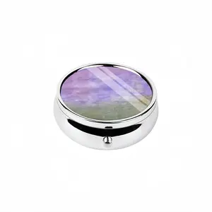 Psychedelic Landscape Portable Pill Box