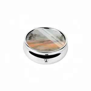 Bare Trees Autumn Portable Pill Box