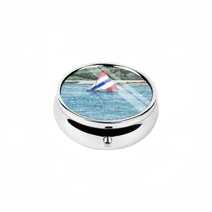 Sailboat At Holmes Portable Pill Box