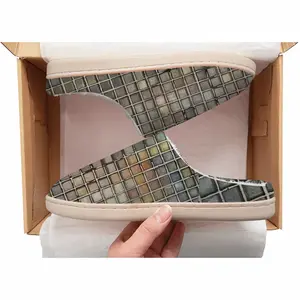 Men Grid Series (Pastel) Winter Cotton Slippers