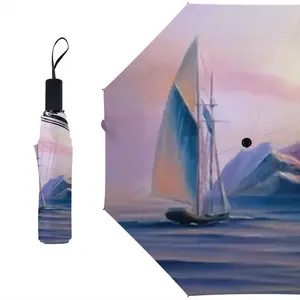 Soft Purple Sea Manual Umbrella