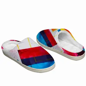 Men The Grexit Winter Cotton Slippers