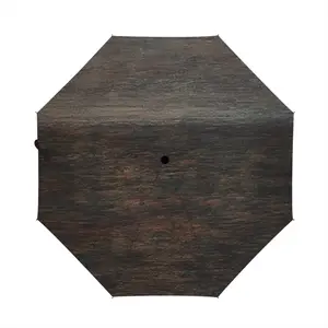 Rustic Wood Manual Umbrella