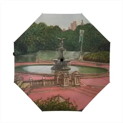 Bethesda Fountain Central Park New York City Manual Umbrella