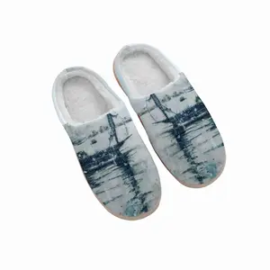 Men Morning Fish Winter Cotton Slippers