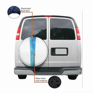 Blau Empor Blue Up Car Tire Cover