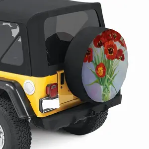 Tulips Car Tire Cover