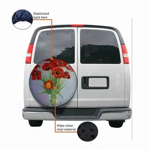 Tulips Car Tire Cover