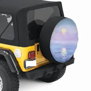 The Sea Moonlight Car Tire Cover