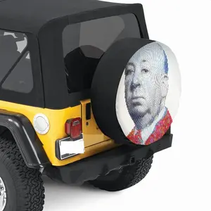 The Famous Alfred Hitchkok Car Tire Cover