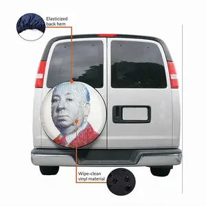 The Famous Alfred Hitchkok Car Tire Cover