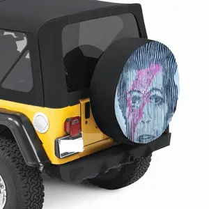 David Bowie The Legend Car Tire Cover