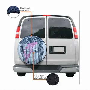 David Bowie The Legend Car Tire Cover