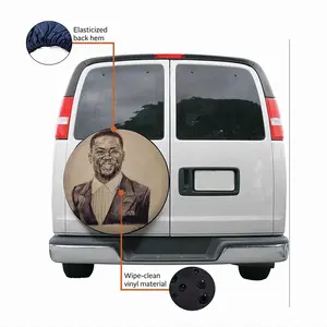 Kevin Hart Portrait Car Tire Cover