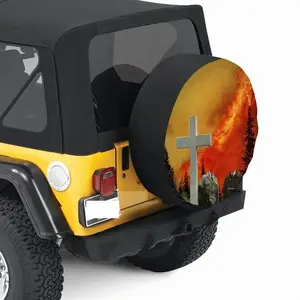 Eternal Flames Car Tire Cover