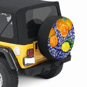 Oranges Car Tire Cover