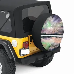 Aurora Borealis Car Tire Cover