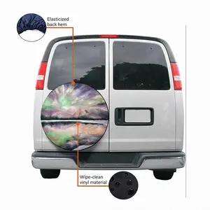 Aurora Borealis Car Tire Cover