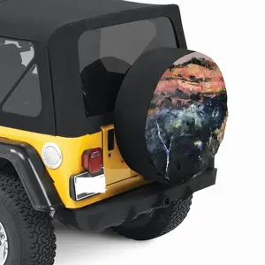 Sunrise Over The Blue Mountains Car Tire Cover