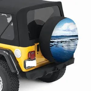 Thurso Bay Panorama Car Tire Cover