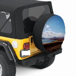 Snowy Mountains Of Tongue Car Tire Cover