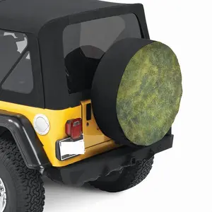 Hammered Green Car Tire Cover