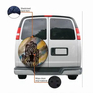 Protection Of The Dhamma Car Tire Cover