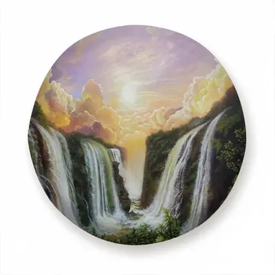 Among The Waterfalls Car Tire Cover