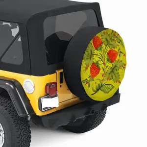 Raspberry Car Tire Cover