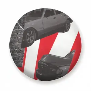 Accident Collage Car Tire Cover