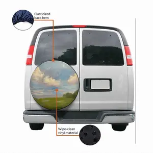 Countryside Landscape Car Tire Cover