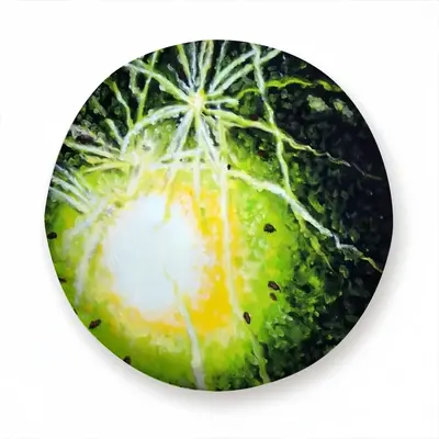 Green Fireworks Car Tire Cover