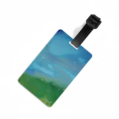 Waves Of Grass Middle Panel Luggage Tag