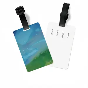 Waves Of Grass Middle Panel Luggage Tag