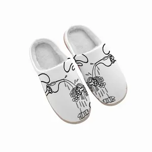 Men Failed Love Winter Cotton Slippers