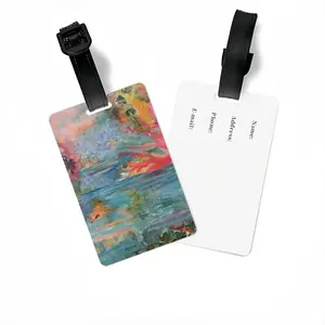 Alligator In Plastic River Luggage Tag