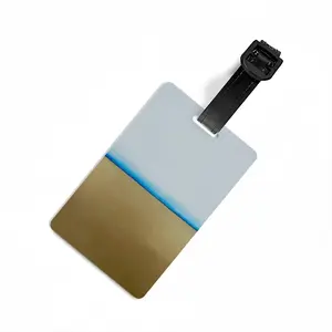 Blue Line With Gold Luggage Tag